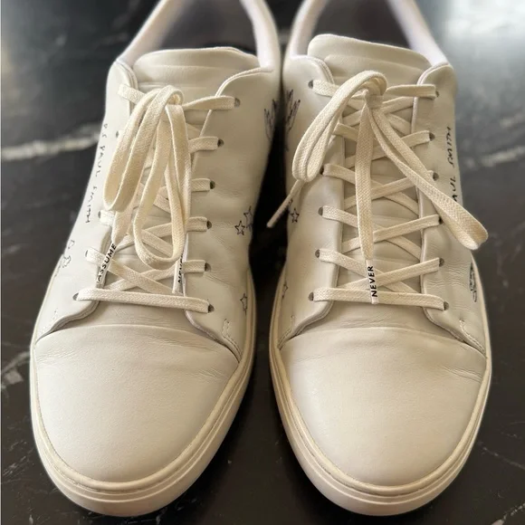 PS Paul Smith White Sneakers with Graphic Details - Picture 4 of 12